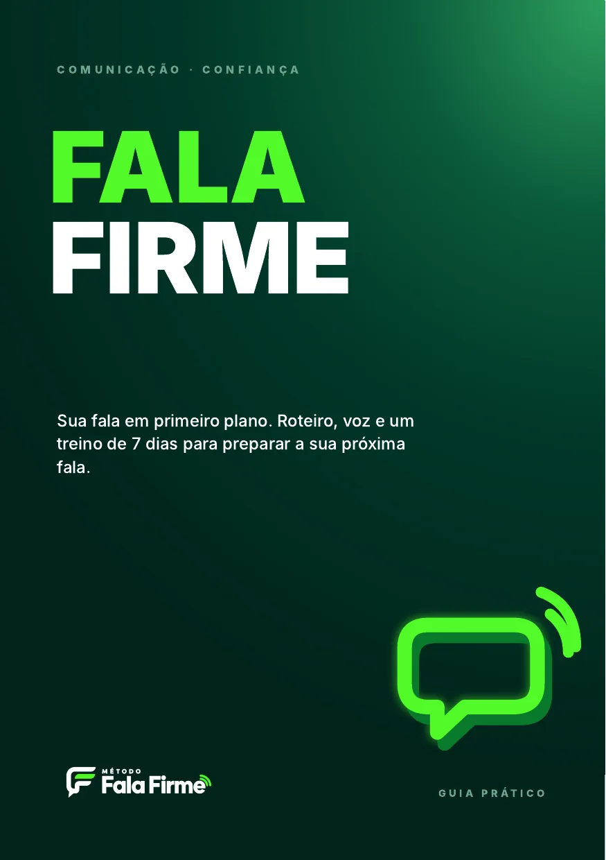Capa do ebook Fala Firme